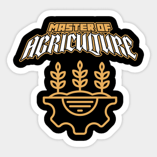 Master Of Agriculture Sticker